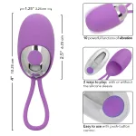Turbo Buzz Bullet With Removable Silicone Sleeve - Purple Vibrators CalExotics