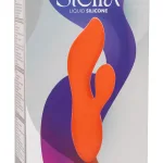 Stella Liquid Silicone Dual Teaser - Orange Vibrators CalExotics
