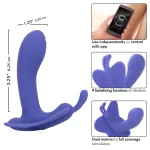 Calexotics Connect Venus Butterfly - Periwinkle Vibrators CalExotics