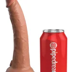 King Cock Elite Comfy Silicone Body Dock Kit - Harness and 7 Inch Dildo - Tan Dildos Pipedream