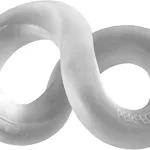 The Rocco 3-Way XL Wrap Ring - Clear Cockrings Perfect Fit