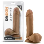 Dr. Skin - Dr. William - 8 Inch Dildo With Balls - Tan Dildos Blush