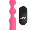 Bang - Vibrating Silicone Anal Beads and Remote Control - Pink Vibrators XR Brands