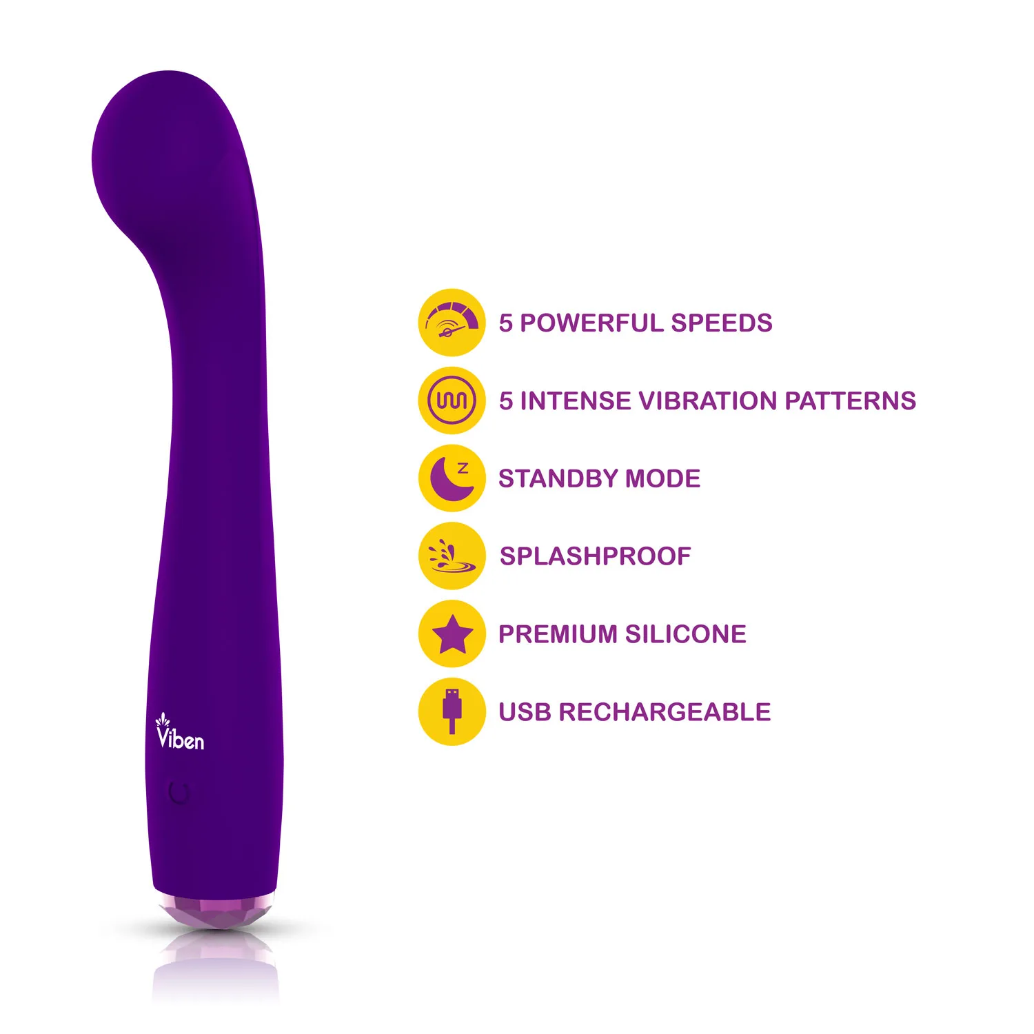 Devotion G-Spot Massager - Violet Vibrators Viben