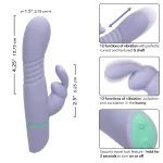 Love Bunny Thrusting Bunny - Purple Vibrators CalExotics