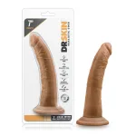Dr. Skin - 7 Inch Cock With Suction Cup - Mocha Dildos Blush