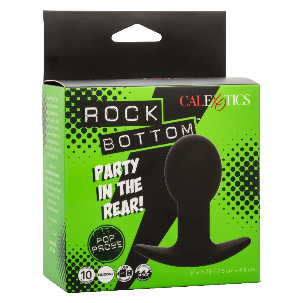 Rock Bottom Pop Probe - Black Vibrators CalExotics