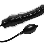 Inflatable 11 Inch Super Dong - Black Dildos XR Brands