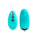 Niki Rechargeable Flexible Magnetic Panty Vibe - Turquoise Panties & Thongs VeDO