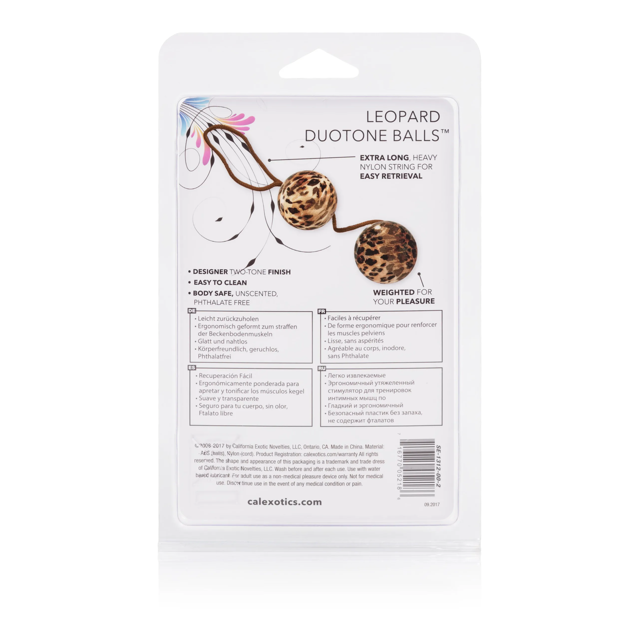 The Leopard Duo Tone Balls Kegel & Pelvic Exercisers | Duotone Balls CalExotics