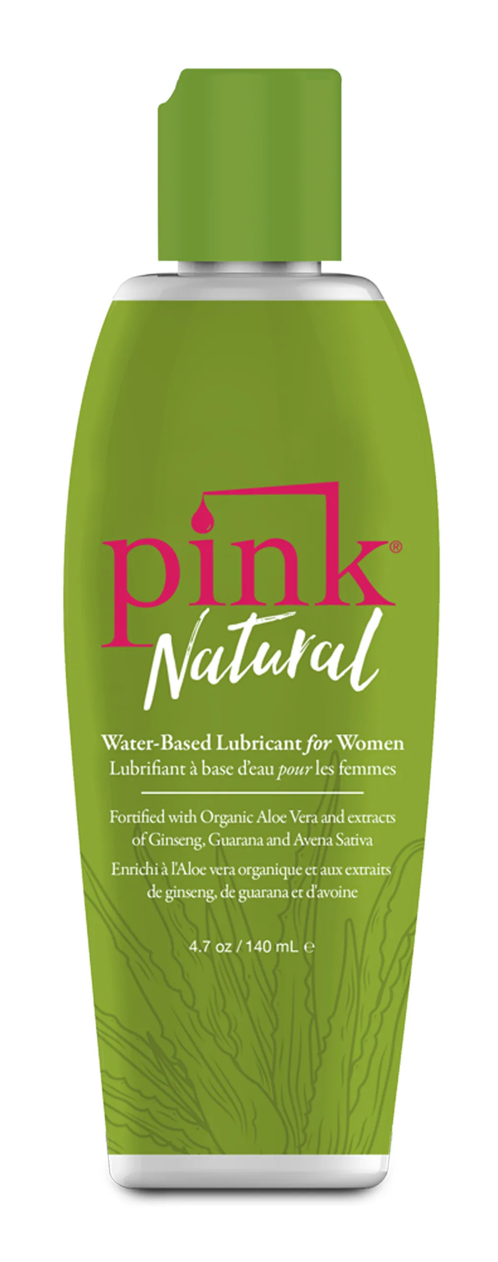 Pink Natural - 4.7 Oz. / 140 ml Couples & C-Rings Gun Oil Pink Lubricant