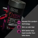 One Flex 10 Count Condoms Lubes & Essentials Paradise Marketing