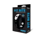 Zolo Fit Rite Vibrate Cock Ring with Snaps - Black Cockrings | Adjustable XGEN