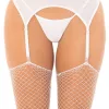 Rhinestone Garter Belt O/s - White Hosiery & Garters Leg Avenue