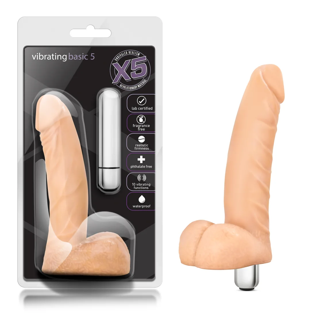 X5 - Vibrating Basic 5 - Beige Vibrators Blush