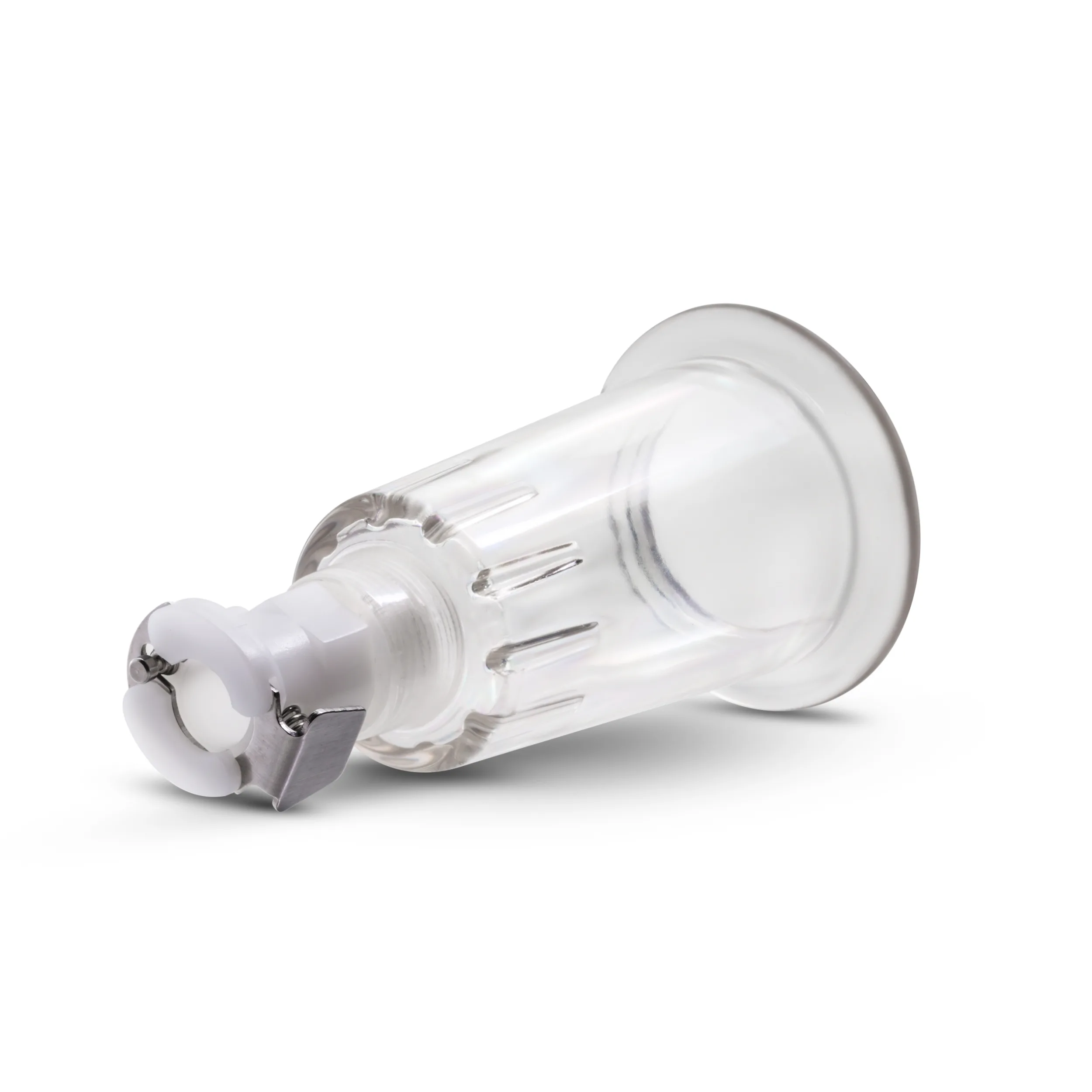 Temptasia Clit Cylinder - 1.2 Inch Diameter - Clear Strokers & Pumps Blush