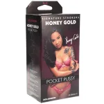 Signature Strokers - Honey Gold - Ultraskyn Pocket Pussy Strokers & Pumps Doc Johnson