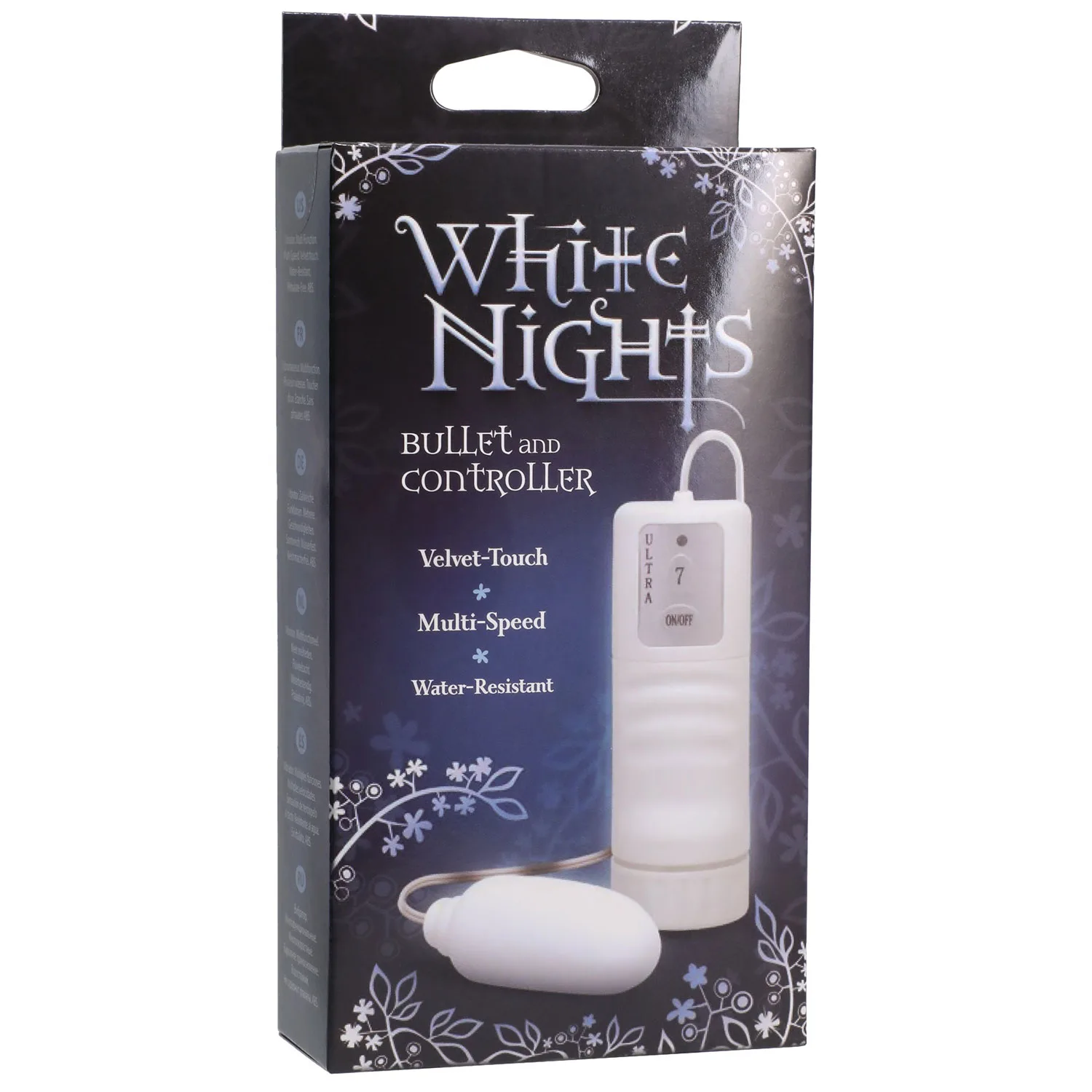White Nights Bullet and Controller - White Vibrators Doc Johnson