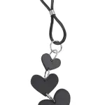 Heart Nipple Ties - Black Nipple Stimulators | Nipple Clamps Non-Vibrating Sportsheets