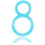 Ofinity Double Ring - Blue Cockrings | Cockrings W/Dual Straps Screaming O