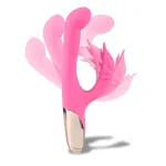 Maui 420 Series - Dual Motor G-Spot Pot Leaf - Rechargeable Vibrator - Pink Vibrators Maia Toys
