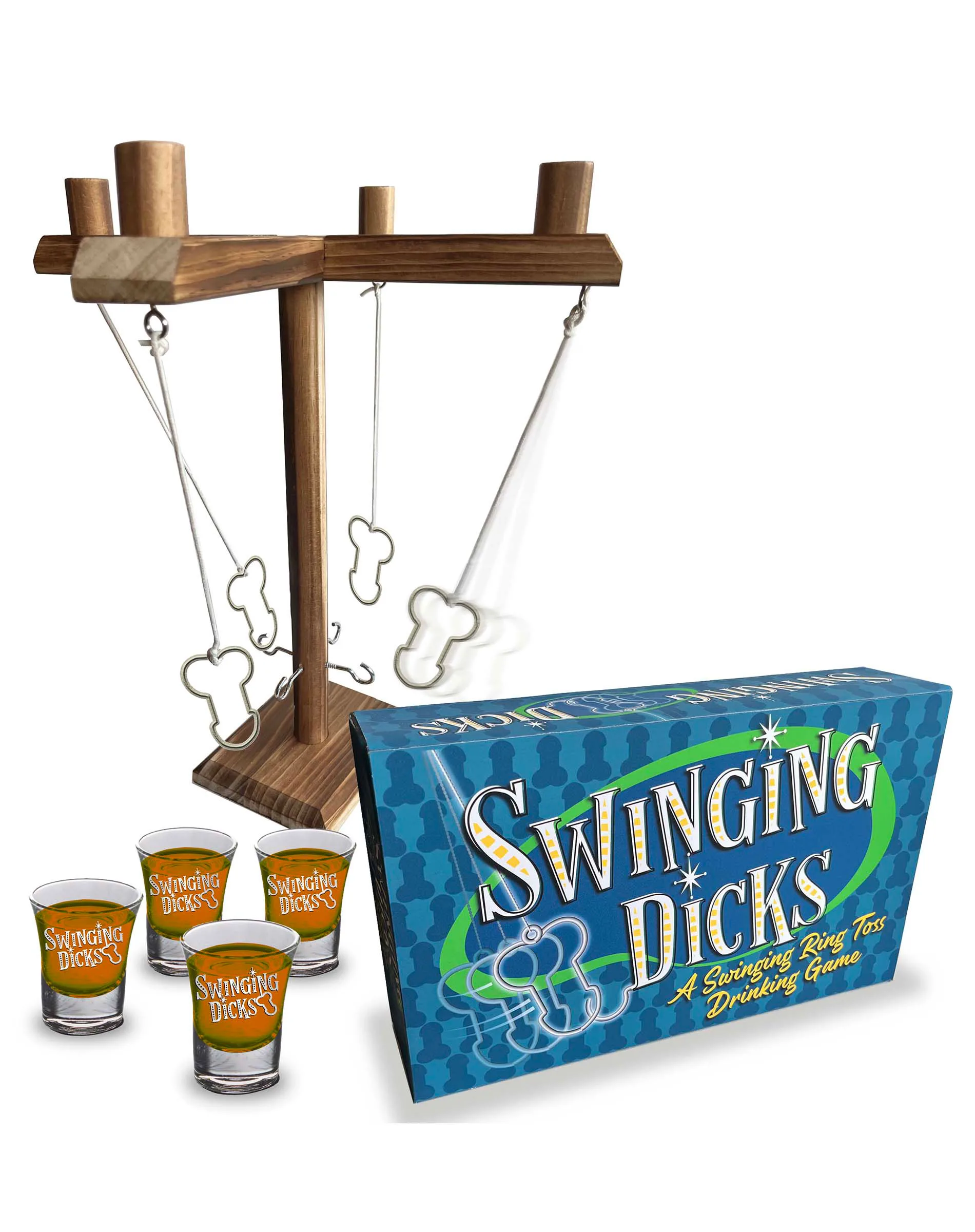 Swinging Dicks Hook Ring Game Games | Drinking Games Little Genie