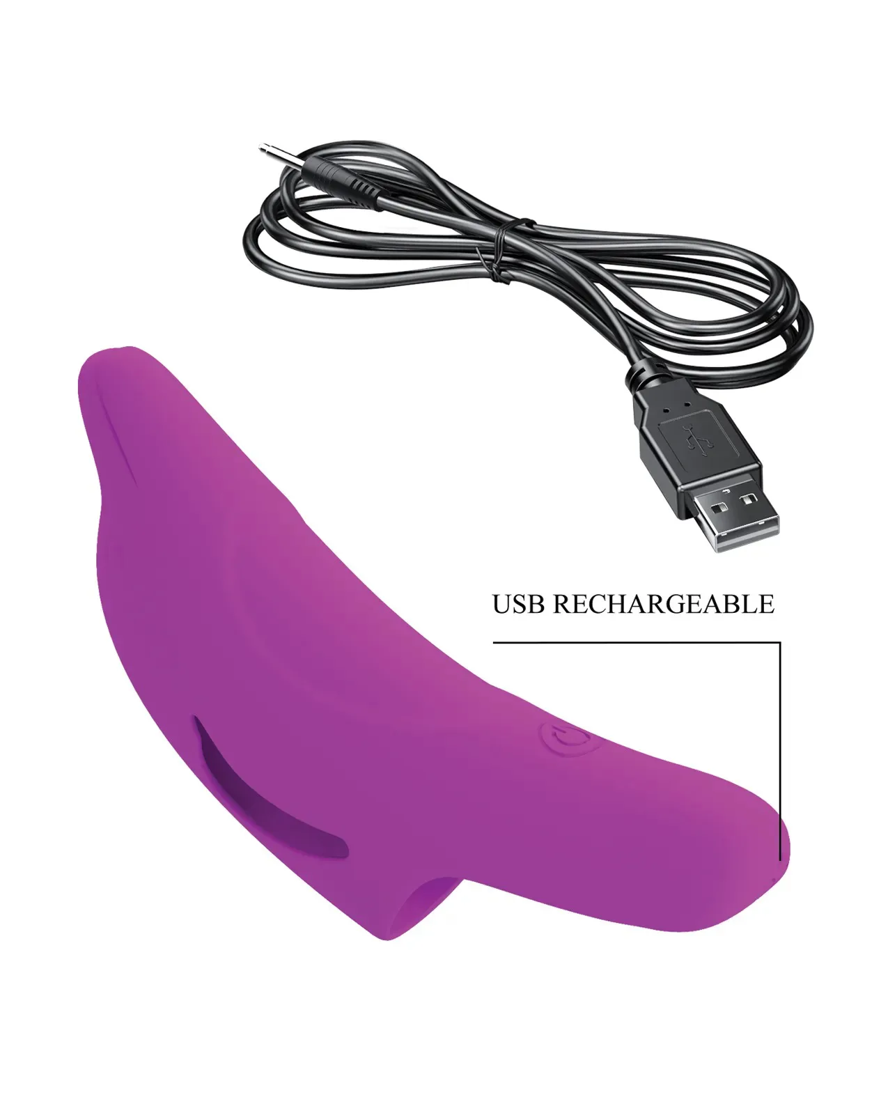 Delphini Dolphin Honey Finger Vibrator - Fuchsia Vibrators Pretty Love
