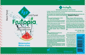 ID Frutopia Natural Flavor Watermelon 3.4 Oz Lubes & Essentials I.D. Lubricants