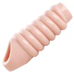 Really Ample Ribbed Penis Enhancer Sheath