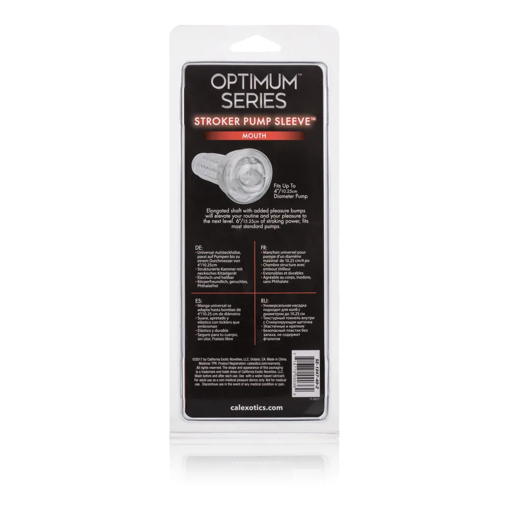 Optimum Series Stroker Pump Sleeve Mouth Strokers & Pumps CalExotics