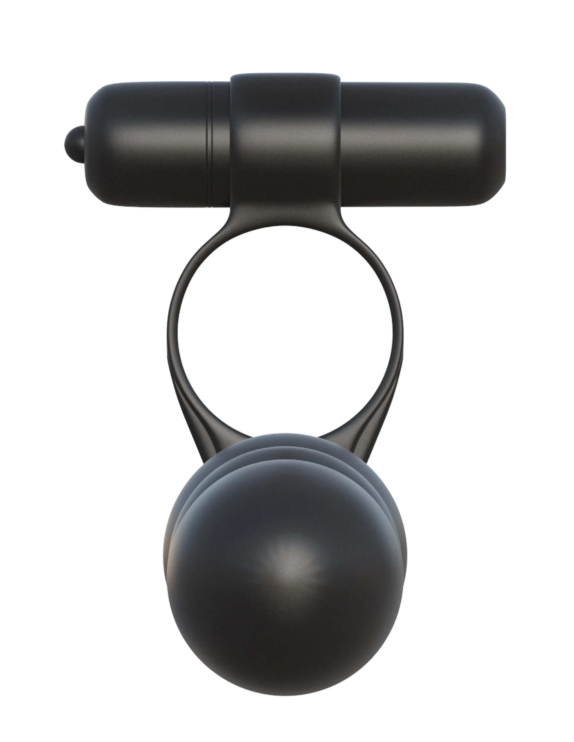 Fantasy C-Ringz Posable Partner Double Penetrator - Black Anal Play Pipedream