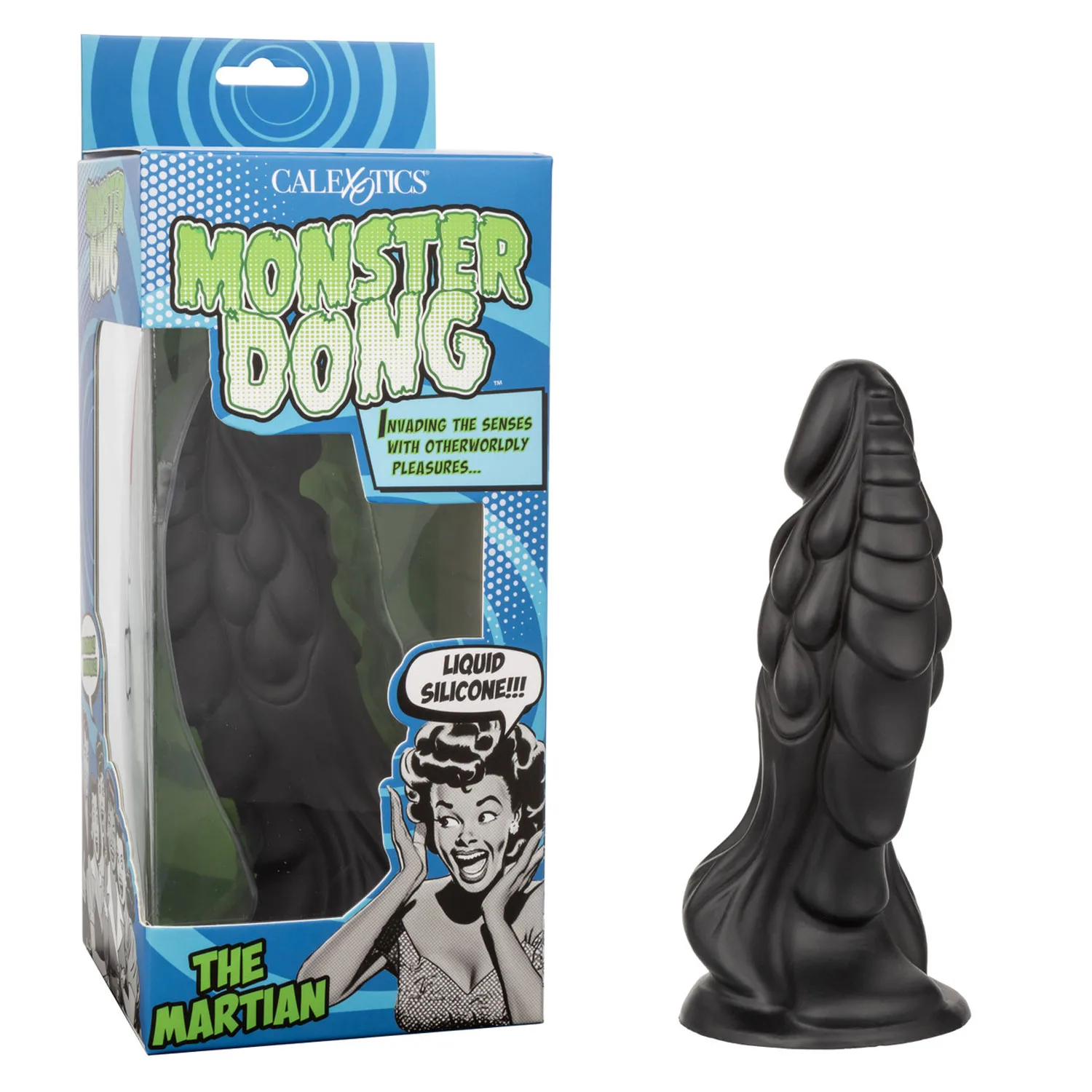 Monster Dong the Martian 7.75" - Black Dildos CalExotics
