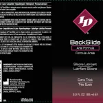 ID Backslide Silicone Lubricant 2.2 Oz Anal Play I.D. Lubricants