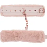 Peaches N Creame Fur Handcuffs - Pink BDSM & Kink Sportsheets