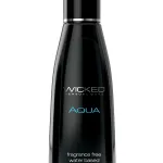 Aqua Water-Based Lubricant - 4 Fl. Oz. Lubes & Essentials Wicked Sensual Care