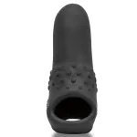 Knotter Adjust-Fit Cocksheath - Black Penis Extension & Sleeves | Non-Vibrating Oxballs