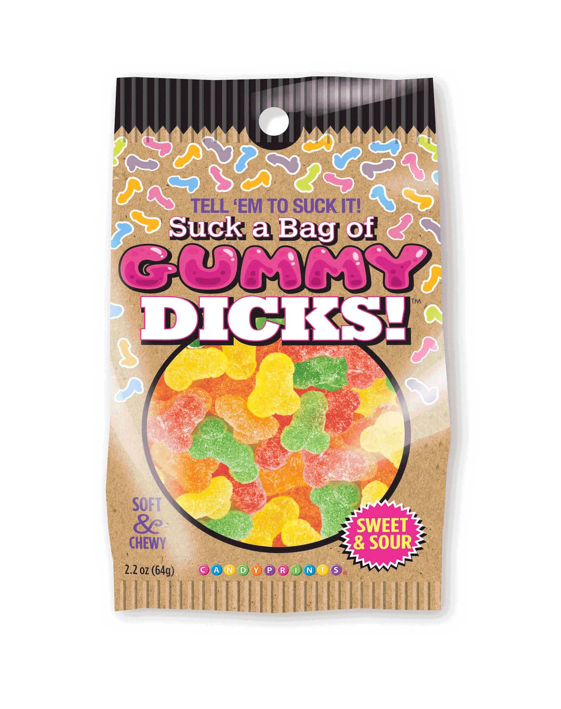 Suck a Bag of Gummy Dicks Edible | Body Topping Little Genie