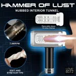 Thunder Stroker Sucking Masturbator - Silver Strokers & Pumps XR Brands