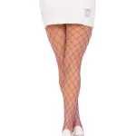 Spandex Diamond Net Tights - One Size - Purple Hosiery & Garters Leg Avenue