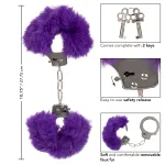 Ultra Fluffy Furry Cuffs - Purple BDSM & Kink CalExotics