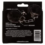 Playful Furry Cuffs - Black BDSM & Kink CalExotics