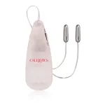 Pocket Exotics Dual Heated Whisper Bullets - Clear Vibrators CalExotics
