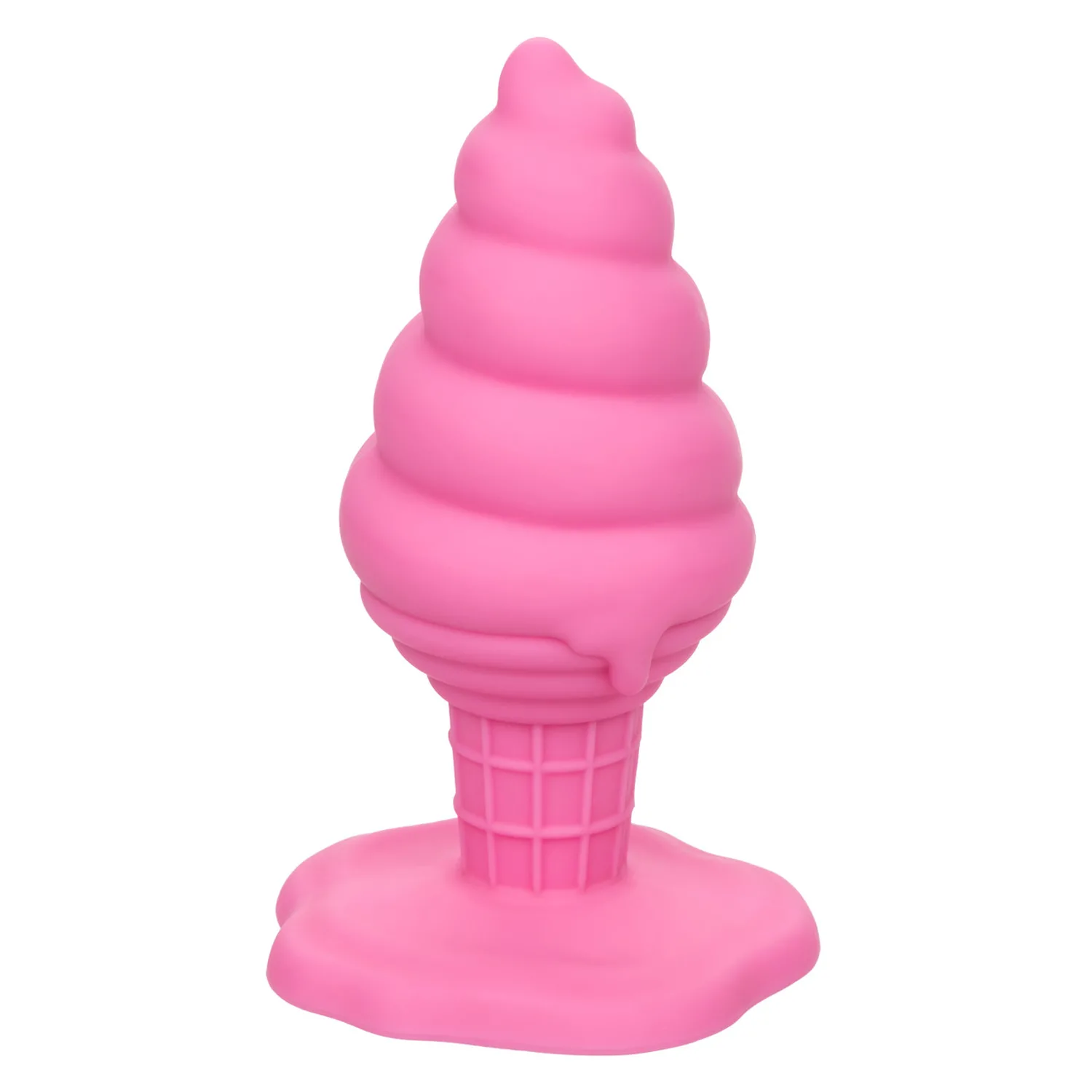 Naughty Bits Yum Bum Ice Cream Cone Butt Plug - Pink Anal Play CalExotics