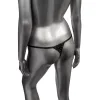 Radiance Crotchless Thong - One Size - Black Panties & Thongs CalExotics