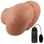 Luna Realistic Vagina and Ass Vibrator - Tan Vibrators Pretty Love