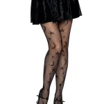Celestial Net Tights - One Size - Black Hosiery & Garters Leg Avenue