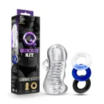 Quickie Kit - Jerk Off - Clear Strokers & Pumps Blush