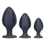 Triple Juicers Silicone Anal Trainer Set - Black Anal Play XR Brands