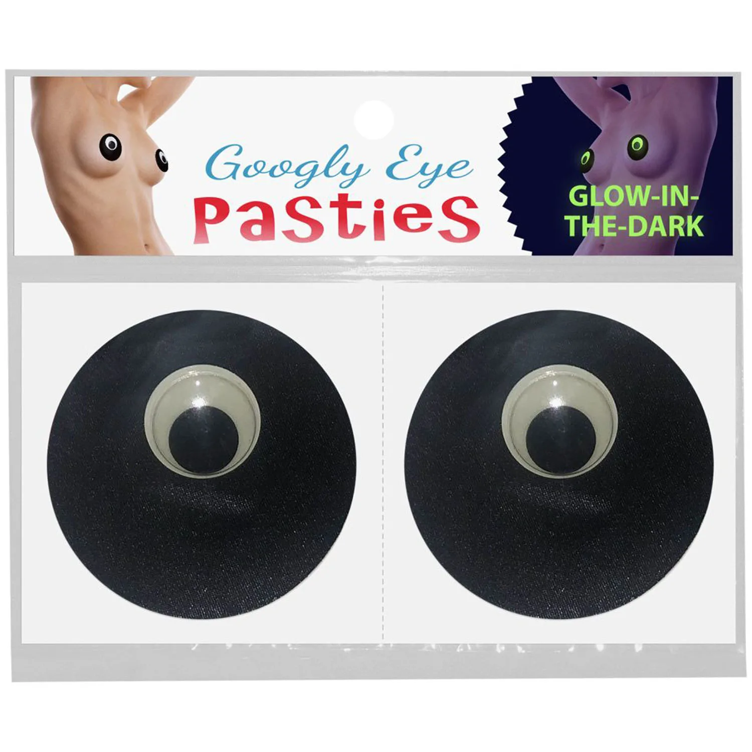 Googly Eye Pasties - Glow in the Dark Novelty Kheper Games