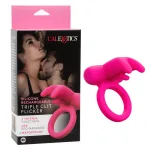 Silicone Rechargeable Triple Clit Flicker Enhancers CalExotics
